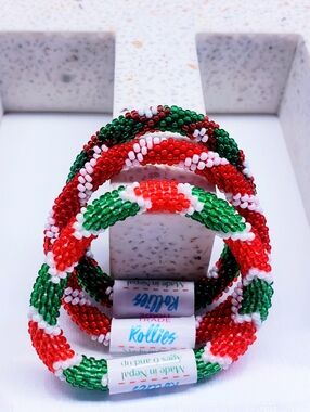 MISTLETOE -The Original Rollies® Bracelet for Kids" round, Nepal, #3 (3 Pcs)